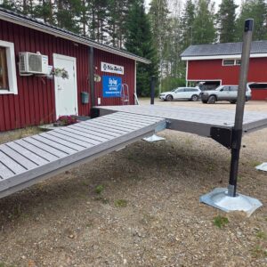 Mallilaituri Juhla-Oloneuvos, harmaa kelolauta, Pellosniemi