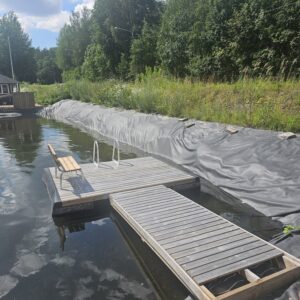Mallilaituri Moduli + 2 istuttava penkki, Vantaa